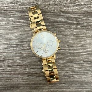 MVMT Gold & Pearl Chronograph Watch